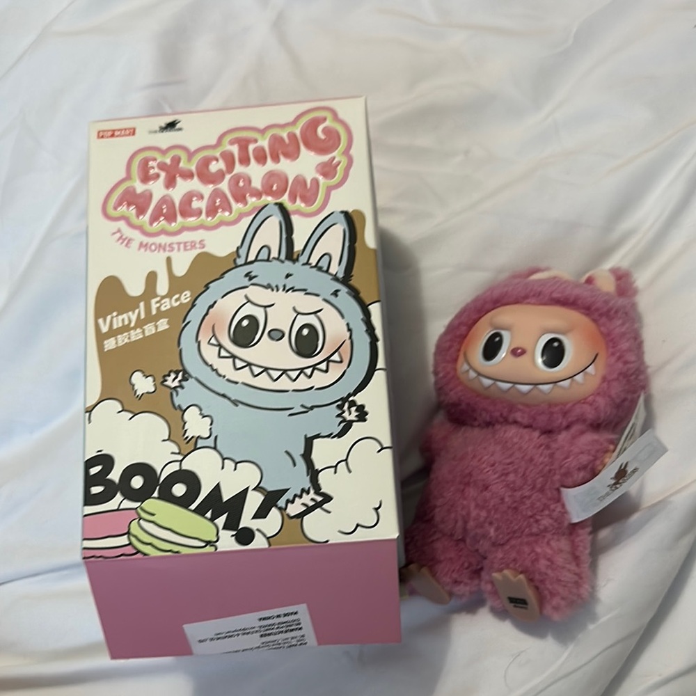 Exciting Macaron Vinyl Face Plush Toy